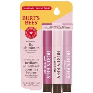 Burt's Bees Lip Shimmer Trio | Clean Ingredients Give You a Fresh Look